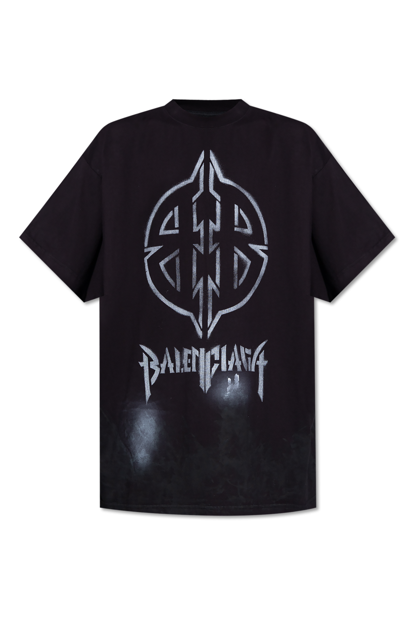 Black Printed T-shirt Balenciaga - Vitkac Canada